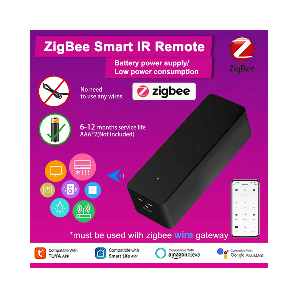 Έξυπνο Τηλεχειριστήριο Υπερύθρων (IR) Zigbee COL-BIR01ZB - Image 3