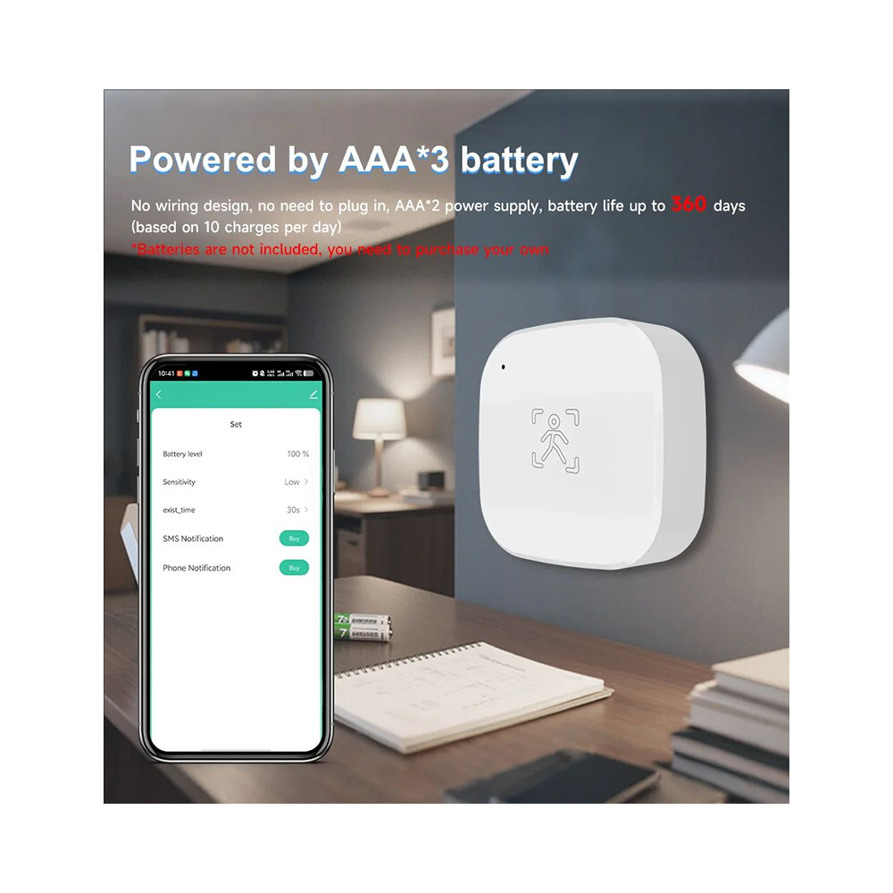 Αισθητήρας ανθρώπινης παρουσίας Zigbee COL-BHP01ZB - Image 3